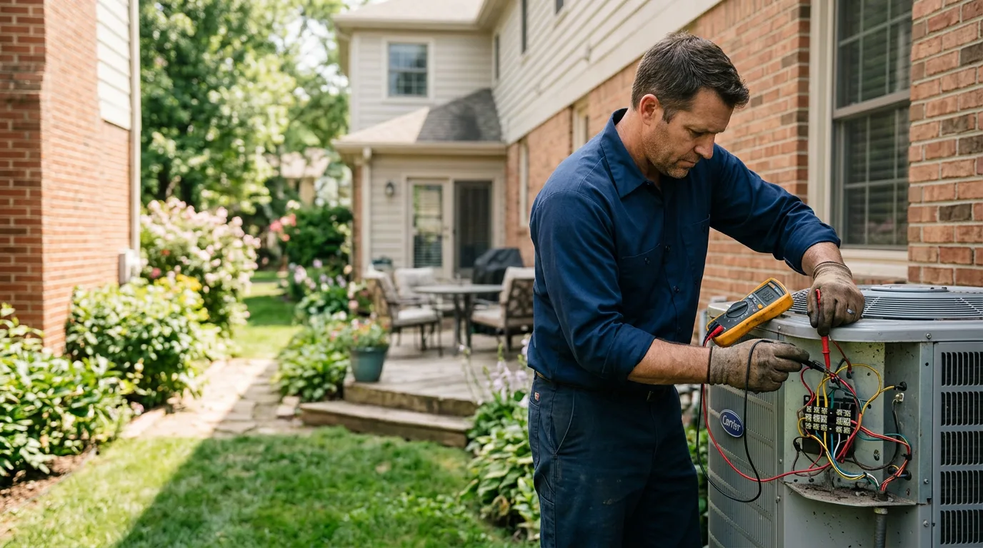 HVAC technician working near Monterey, TN